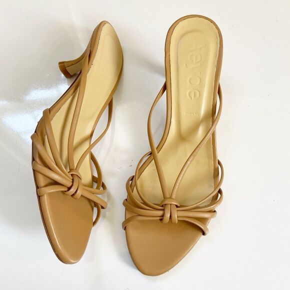 NEW Aeyde Olga Knotted Napa Leather Heel Sandal size 37 - Picture 1 of 11